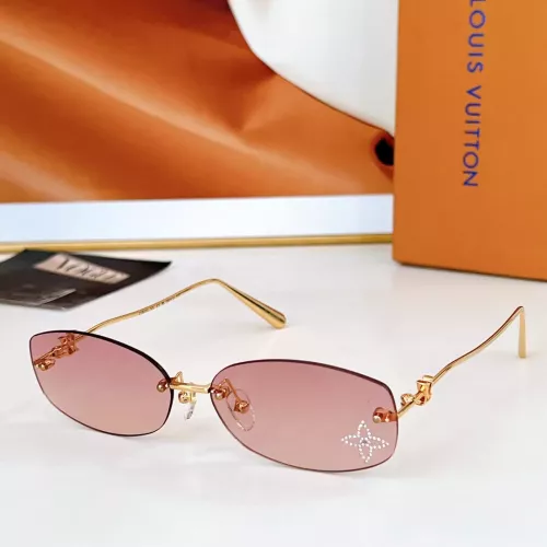 Wholesale Louis Vuitton AAA Quality Sunglasses #1353214 $64.00 USD, Wholesale Quality Replica Louis Vuitton AAA Quality Sunglasses