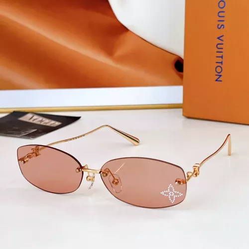 Wholesale Louis Vuitton AAA Quality Sunglasses #1353215 $64.00 USD, Wholesale Quality Replica Louis Vuitton AAA Quality Sunglasses