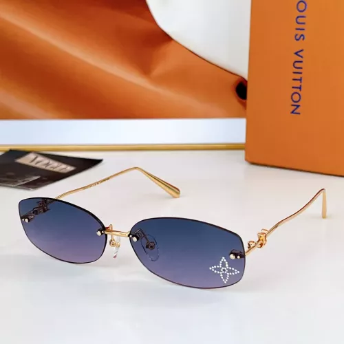 Wholesale Louis Vuitton AAA Quality Sunglasses #1353218 $64.00 USD, Wholesale Quality Replica Louis Vuitton AAA Quality Sunglasses