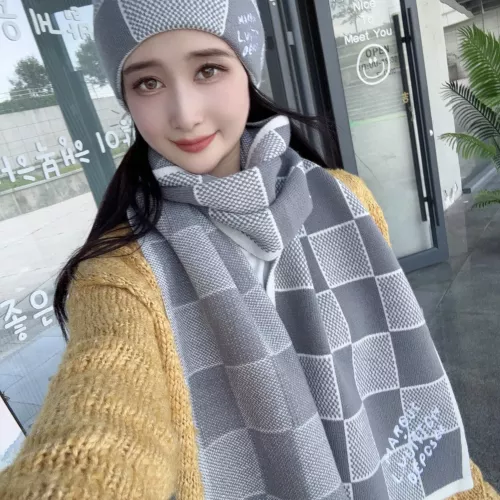 Replica Louis Vuitton LV Hat and Scarf and Glove Set #1353271 $42.00 USD for Wholesale