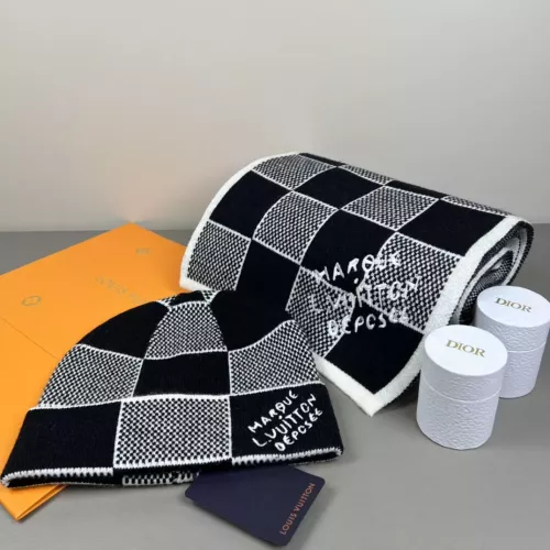 Replica Louis Vuitton LV Hat and Scarf and Glove Set #1353273 $42.00 USD for Wholesale