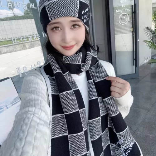 Replica Louis Vuitton LV Hat and Scarf and Glove Set #1353273 $42.00 USD for Wholesale