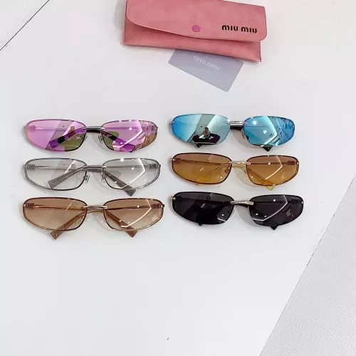 Replica MIU MIU AAA Quality Sunglasses #1353283 $60.00 USD for Wholesale