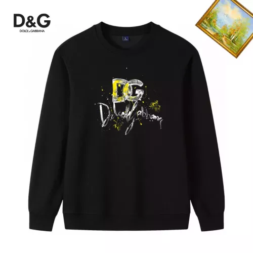Wholesale Dolce &amp; Gabbana D&amp;G Hoodies Long Sleeved For Men #1353310 $40.00 USD, Wholesale Quality Replica Dolce &amp; Gabbana D&amp;G Hoodies