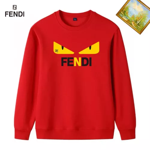 Wholesale Fendi Hoodies Long Sleeved For Men #1353333 $40.00 USD, Wholesale Quality Replica Fendi Hoodies
