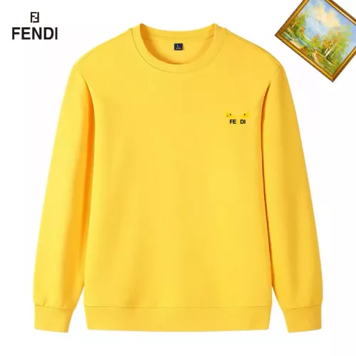 Wholesale Fendi Hoodies Long Sleeved For Men #1353338 $40.00 USD, Wholesale Quality Replica Fendi Hoodies