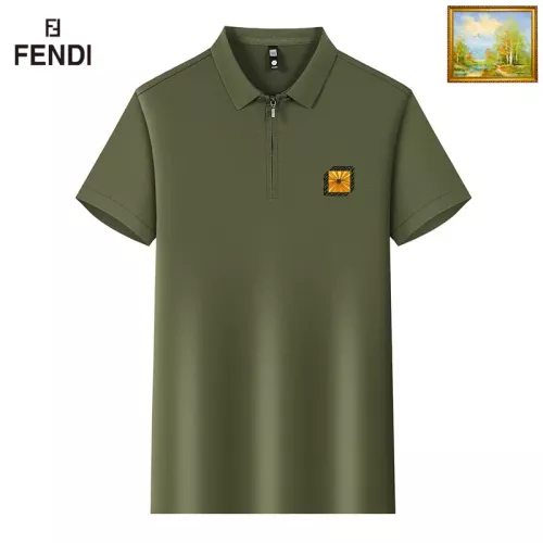Wholesale Fendi T-Shirts Short Sleeved For Men #1353517 $34.00 USD, Wholesale Quality Replica Fendi T-Shirts
