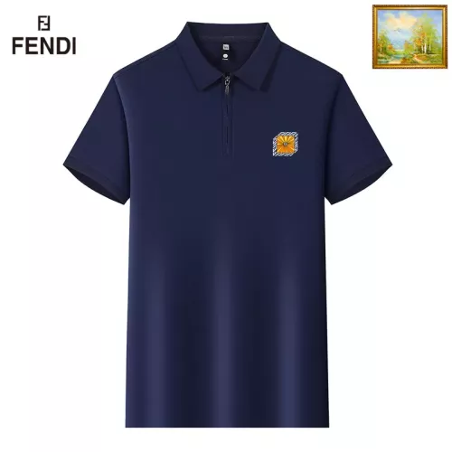 Wholesale Fendi T-Shirts Short Sleeved For Men #1353518 $34.00 USD, Wholesale Quality Replica Fendi T-Shirts