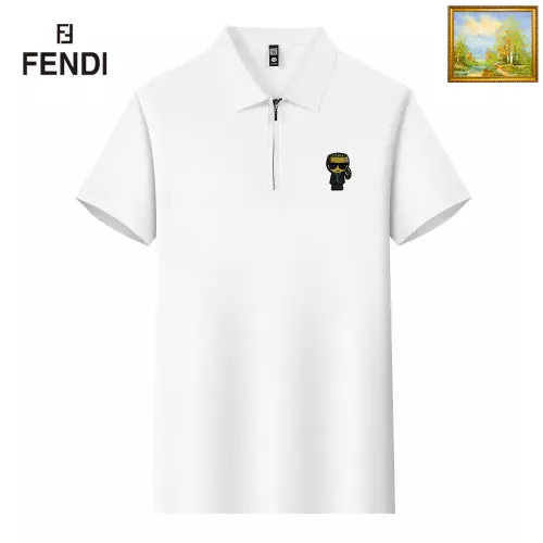 Wholesale Fendi T-Shirts Short Sleeved For Men #1353604 $34.00 USD, Wholesale Quality Replica Fendi T-Shirts