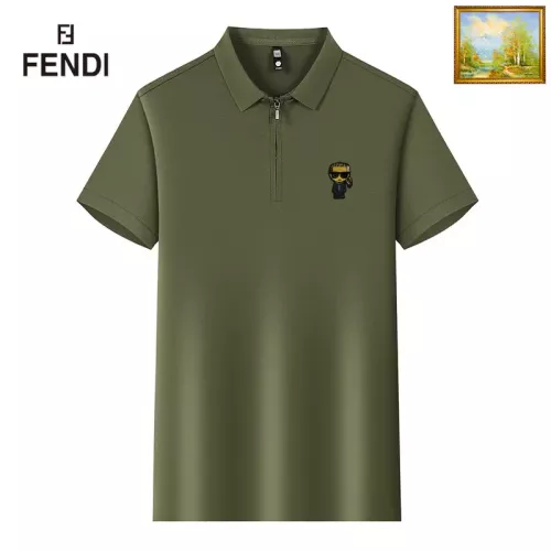 Wholesale Fendi T-Shirts Short Sleeved For Men #1353606 $34.00 USD, Wholesale Quality Replica Fendi T-Shirts