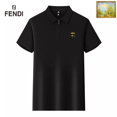 Wholesale Fendi T-Shirts Short Sleeved For Men #1353608 $34.00 USD, Wholesale Quality Replica Fendi T-Shirts