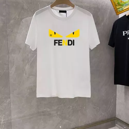 Wholesale Fendi T-Shirts Short Sleeved For Unisex #1353625 $25.00 USD, Wholesale Quality Replica Fendi T-Shirts