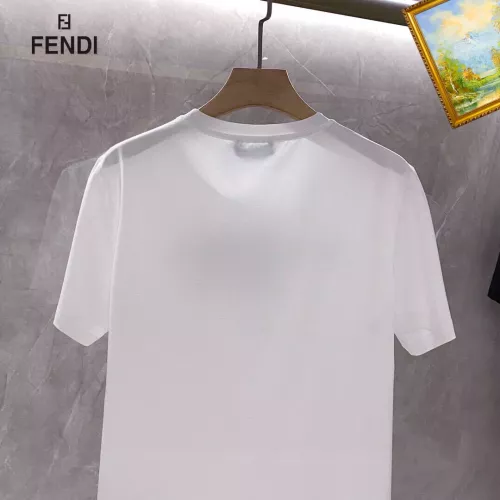 Replica Fendi T-Shirts Short Sleeved For Unisex #1353625 $25.00 USD for Wholesale