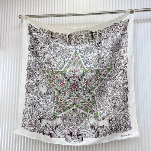 Wholesale Christian Dior Silk Squares #1353657 $64.00 USD, Wholesale Quality Replica Christian Dior Scarf