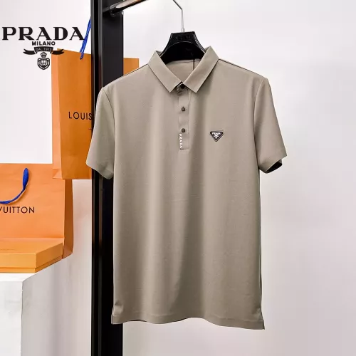 Wholesale Prada T-Shirts Short Sleeved For Men #1353774 $48.00 USD, Wholesale Quality Replica Prada T-Shirts