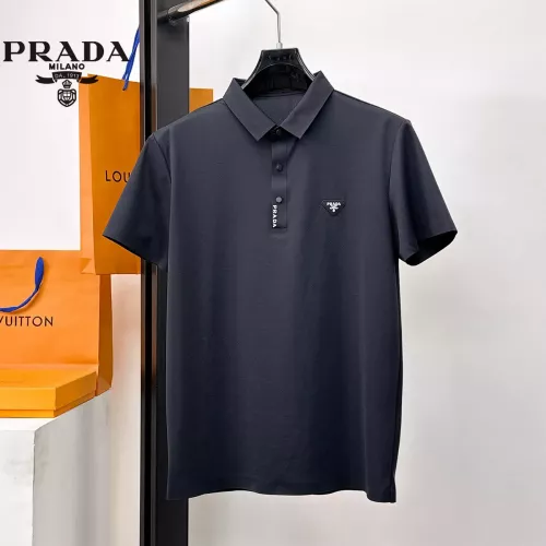 Wholesale Prada T-Shirts Short Sleeved For Men #1353775 $48.00 USD, Wholesale Quality Replica Prada T-Shirts