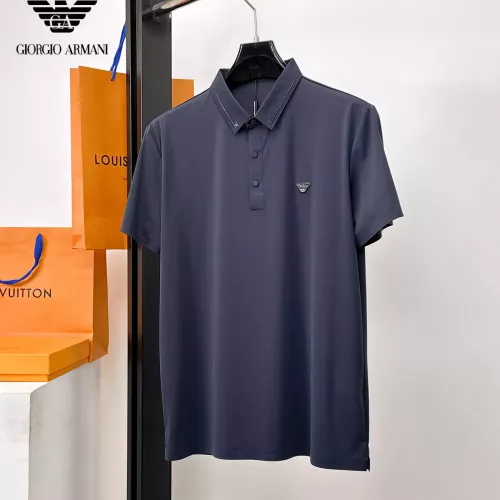 Wholesale Armani T-Shirts Short Sleeved For Men #1353801 $48.00 USD, Wholesale Quality Replica Armani T-Shirts