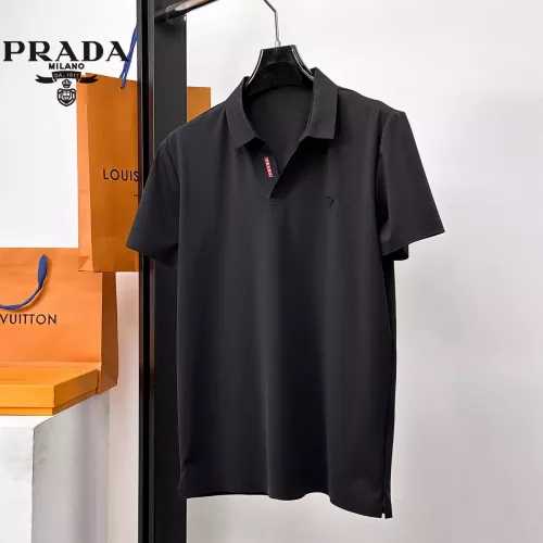 Wholesale Prada T-Shirts Short Sleeved For Men #1353806 $48.00 USD, Wholesale Quality Replica Prada T-Shirts