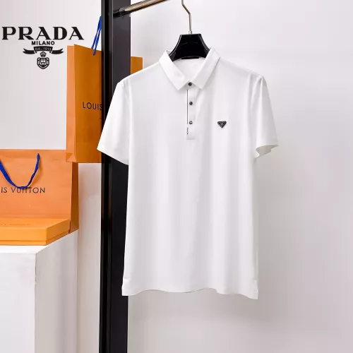 Wholesale Prada T-Shirts Short Sleeved For Men #1353815 $48.00 USD, Wholesale Quality Replica Prada T-Shirts