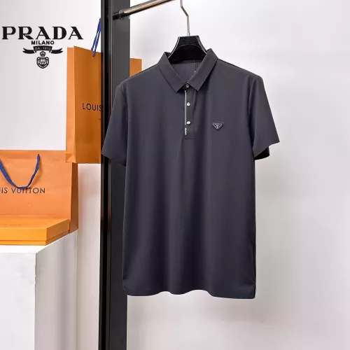 Wholesale Prada T-Shirts Short Sleeved For Men #1353817 $48.00 USD, Wholesale Quality Replica Prada T-Shirts