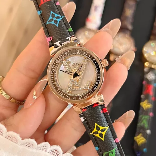 Wholesale Louis Vuitton Watches In Rose Gold For Women #1353841 $39.00 USD, Wholesale Quality Replica Louis Vuitton Watches