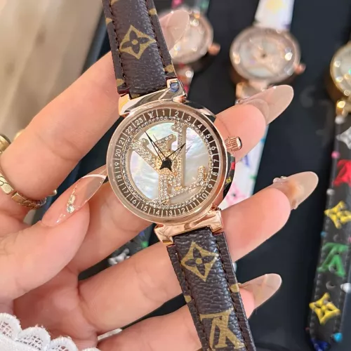 Wholesale Louis Vuitton Watches In Rose Gold For Women #1353842 $39.00 USD, Wholesale Quality Replica Louis Vuitton Watches