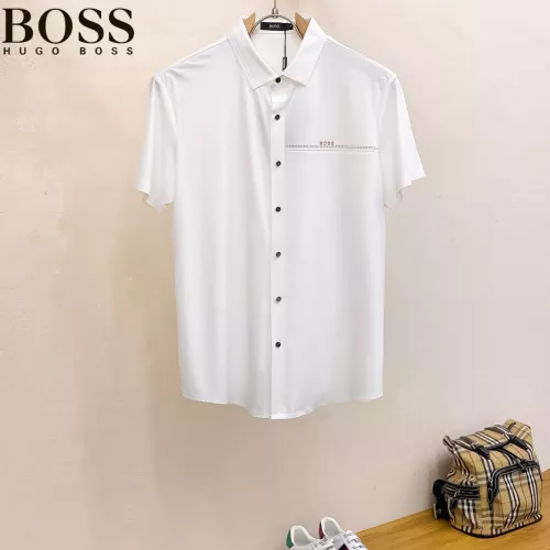 Wholesale Boss Shirts Short Sleeved For Men #1353860 $52.00 USD, Wholesale Quality Replica Boss Shirts