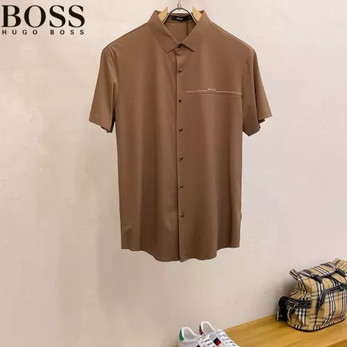 Wholesale Boss Shirts Short Sleeved For Men #1353861 $52.00 USD, Wholesale Quality Replica Boss Shirts