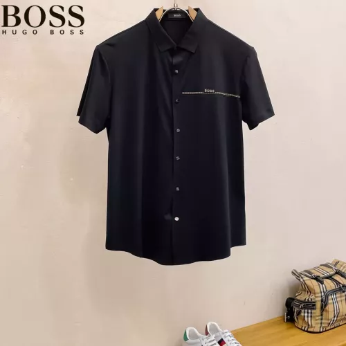 Wholesale Boss Shirts Short Sleeved For Men #1353863 $52.00 USD, Wholesale Quality Replica Boss Shirts