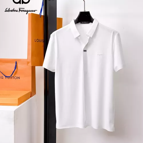Wholesale Salvatore Ferragamo T-Shirts Short Sleeved For Men #1353871 $52.00 USD, Wholesale Quality Replica Salvatore Ferragamo T-Shirts