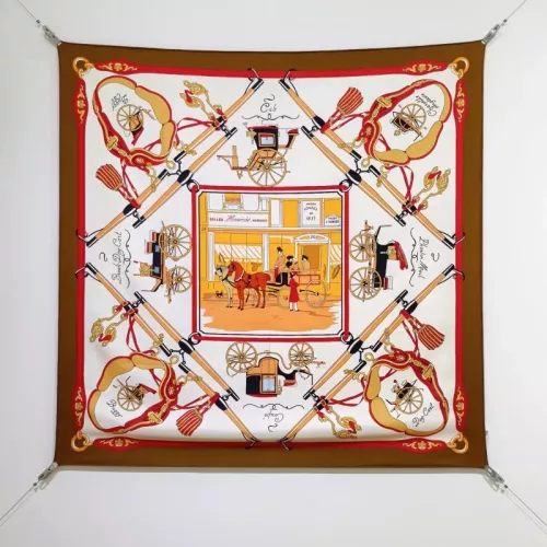 Wholesale Hermes Silk Square #1353970 $64.00 USD, Wholesale Quality Replica Hermes Scarf