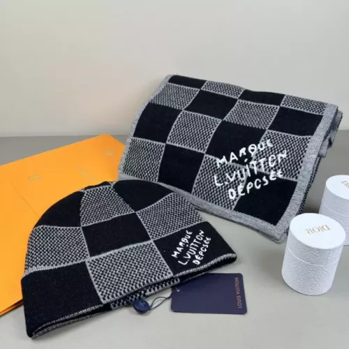 Wholesale Louis Vuitton LV Hat and Scarf Set #1353989 $45.00 USD, Wholesale Quality Replica Louis Vuitton LV Hat and Scarf and Glove Set