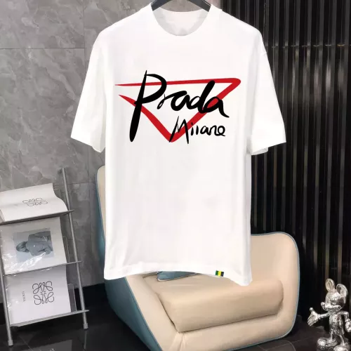 Wholesale Prada T-Shirts Short Sleeved For Men #1354072 $40.00 USD, Wholesale Quality Replica Prada T-Shirts
