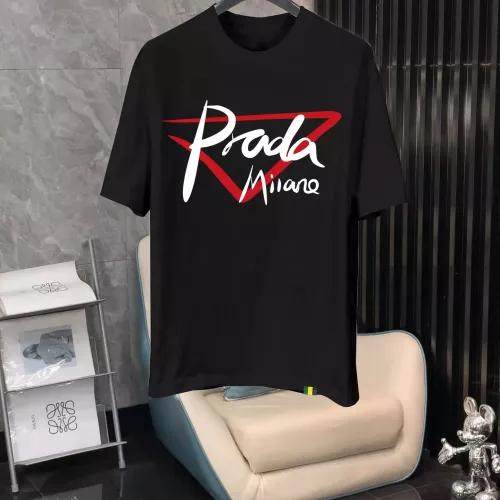 Wholesale Prada T-Shirts Short Sleeved For Men #1354073 $40.00 USD, Wholesale Quality Replica Prada T-Shirts