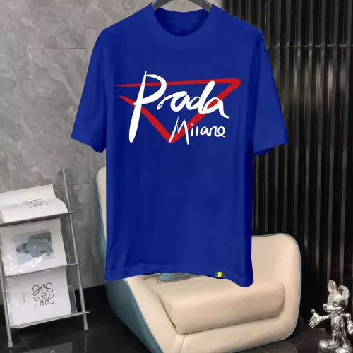 Wholesale Prada T-Shirts Short Sleeved For Men #1354074 $40.00 USD, Wholesale Quality Replica Prada T-Shirts