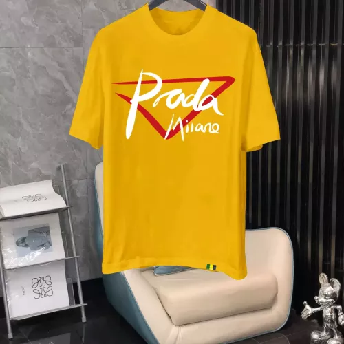 Wholesale Prada T-Shirts Short Sleeved For Men #1354076 $40.00 USD, Wholesale Quality Replica Prada T-Shirts