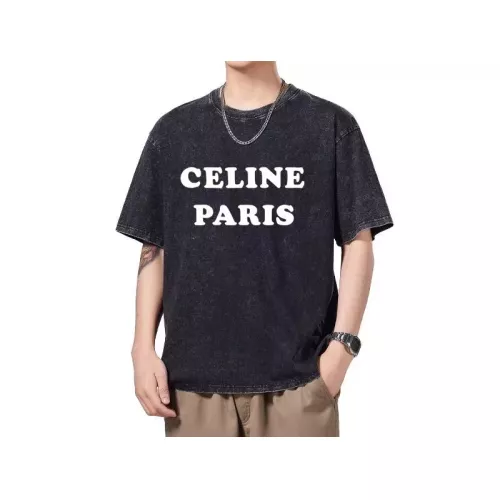 Wholesale Celine T-Shirts Short Sleeved For Men #1354188 $45.00 USD, Wholesale Quality Replica Celine T-Shirts