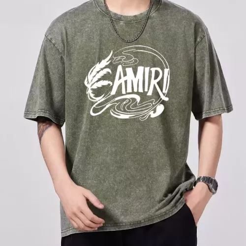 Wholesale Amiri T-Shirts Short Sleeved For Men #1354190 $45.00 USD, Wholesale Quality Replica Amiri T-Shirts