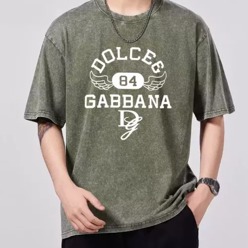 Wholesale Dolce &amp; Gabbana D&amp;G T-Shirts Short Sleeved For Men #1354198 $45.00 USD, Wholesale Quality Replica Dolce &amp; Gabbana D&amp;G T-Shirts