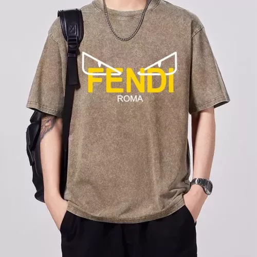 Wholesale Fendi T-Shirts Short Sleeved For Men #1354201 $45.00 USD, Wholesale Quality Replica Fendi T-Shirts