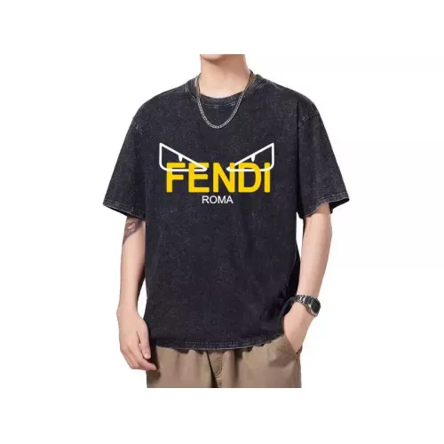 Wholesale Fendi T-Shirts Short Sleeved For Men #1354204 $45.00 USD, Wholesale Quality Replica Fendi T-Shirts
