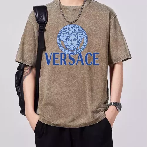 Wholesale Versace T-Shirts Short Sleeved For Men #1354217 $45.00 USD, Wholesale Quality Replica Versace T-Shirts