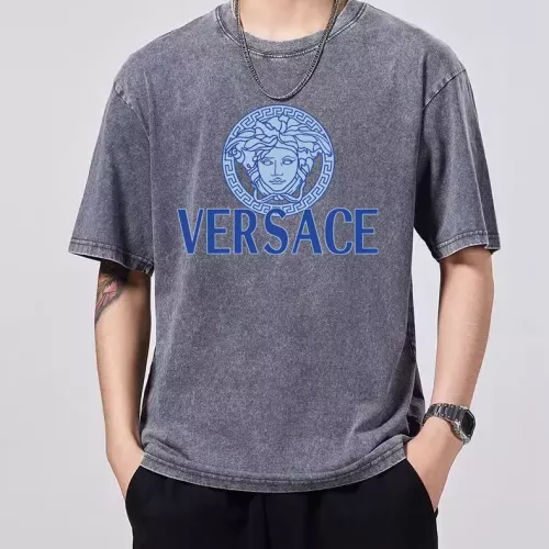 Wholesale Versace T-Shirts Short Sleeved For Men #1354219 $45.00 USD, Wholesale Quality Replica Versace T-Shirts