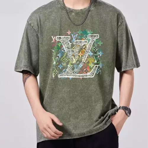 Wholesale Louis Vuitton LV T-Shirts Short Sleeved For Men #1354232 $45.00 USD, Wholesale Quality Replica Louis Vuitton LV T-Shirts