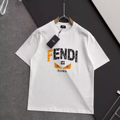 Wholesale Fendi T-Shirts Short Sleeved For Men #1354301 $40.00 USD, Wholesale Quality Replica Fendi T-Shirts