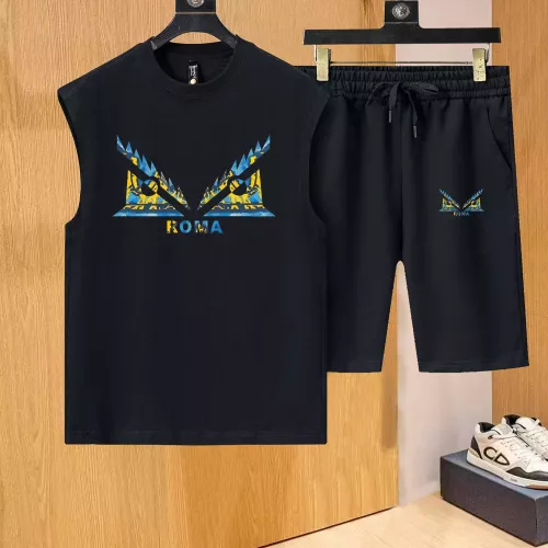 Wholesale Fendi Tracksuits Sleeveless For Men #1354333 $52.00 USD, Wholesale Quality Replica Fendi Tracksuits