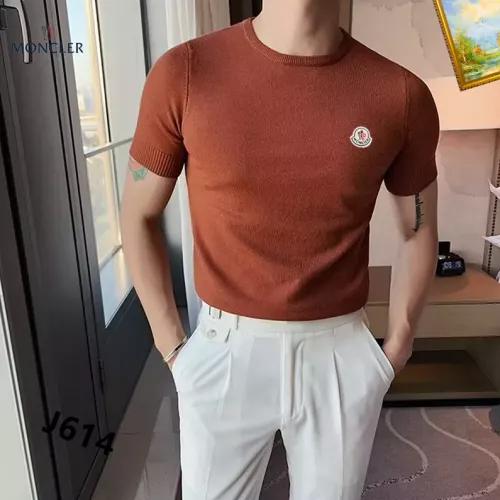 Wholesale Moncler T-Shirts Short Sleeved For Men #1354394 $42.00 USD, Wholesale Quality Replica Moncler T-Shirts
