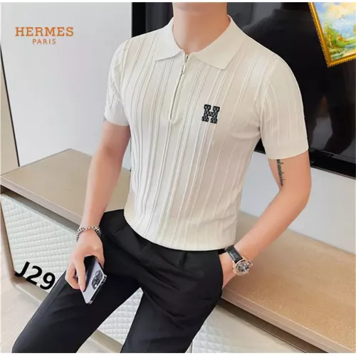 Wholesale Hermes T-Shirts Short Sleeved For Men #1354438 $42.00 USD, Wholesale Quality Replica Hermes T-Shirts