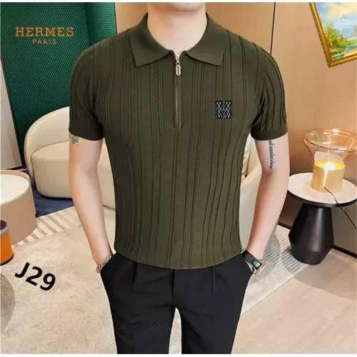 Wholesale Hermes T-Shirts Short Sleeved For Men #1354439 $42.00 USD, Wholesale Quality Replica Hermes T-Shirts