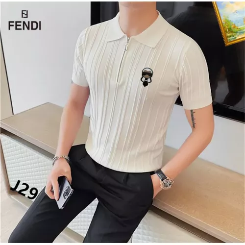 Wholesale Fendi T-Shirts Short Sleeved For Men #1354450 $42.00 USD, Wholesale Quality Replica Fendi T-Shirts